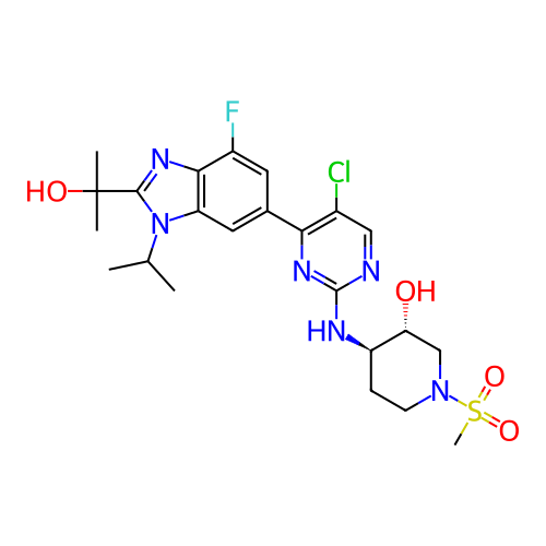 Chemical structure of BindingDB Monomer ID 462173