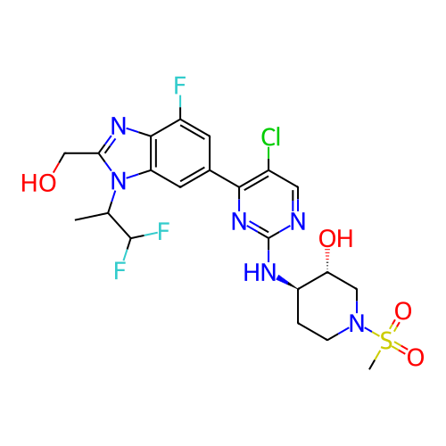 Chemical structure of BindingDB Monomer ID 462174