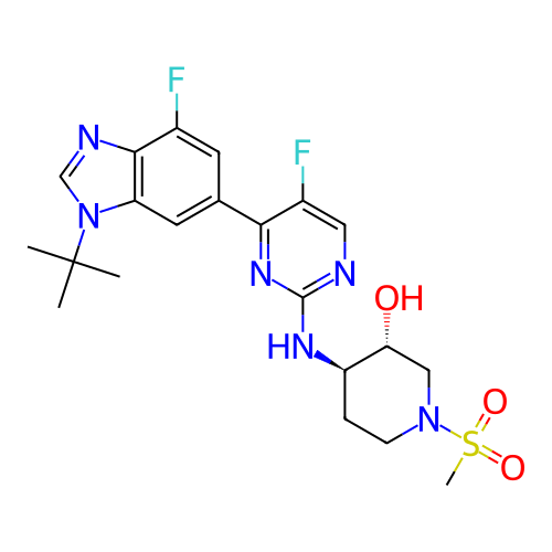 Chemical structure of BindingDB Monomer ID 462197