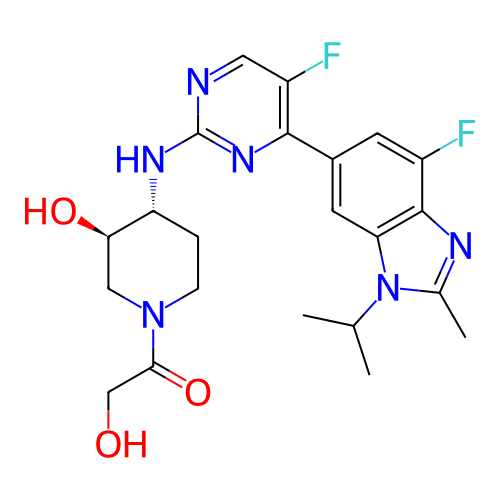 Chemical structure of BindingDB Monomer ID 462199