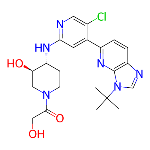 Chemical structure of BindingDB Monomer ID 462204