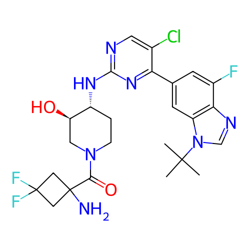 Chemical structure of BindingDB Monomer ID 462212
