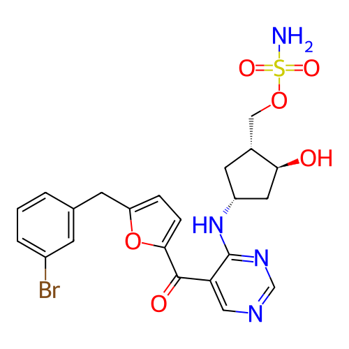 Chemical structure of BindingDB Monomer ID 462748