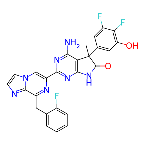 Chemical structure of BindingDB Monomer ID 463155