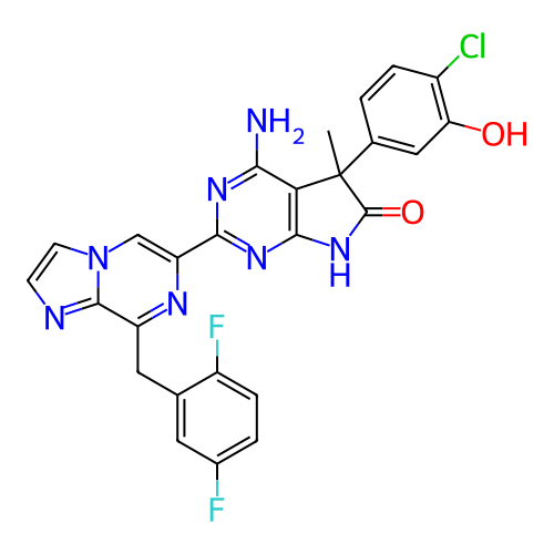 Chemical structure of BindingDB Monomer ID 463165