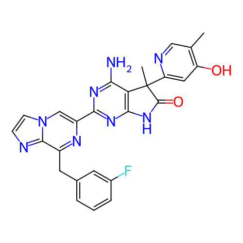 Chemical structure of BindingDB Monomer ID 463302
