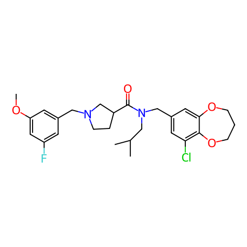 Chemical structure of BindingDB Monomer ID 463320