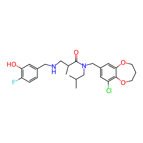 Chemical structure of BindingDB Monomer ID 463326