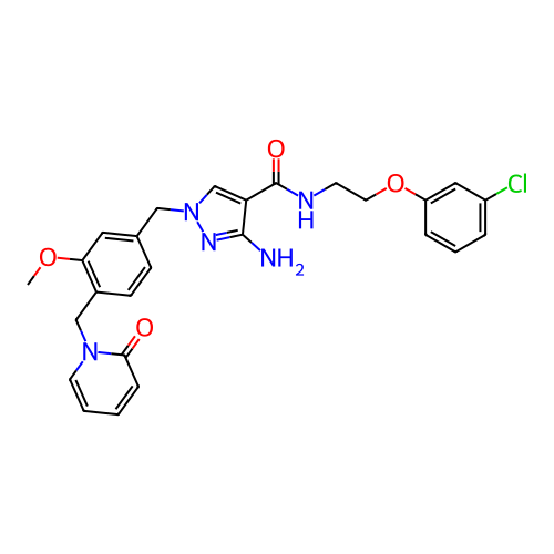 Chemical structure of BindingDB Monomer ID 463421