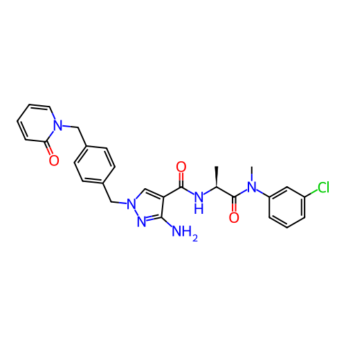 Chemical structure of BindingDB Monomer ID 463439