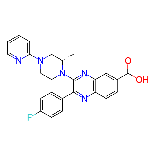 Chemical structure of BindingDB Monomer ID 463536