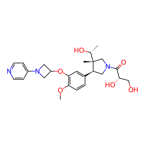 Chemical structure of BindingDB Monomer ID 463558