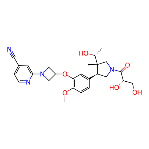 Chemical structure of BindingDB Monomer ID 463562