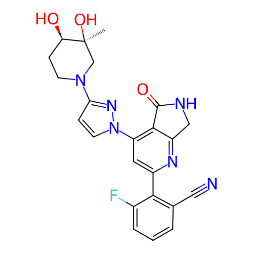 Chemical structure of BindingDB Monomer ID 463684