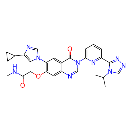 Chemical structure of BindingDB Monomer ID 464061