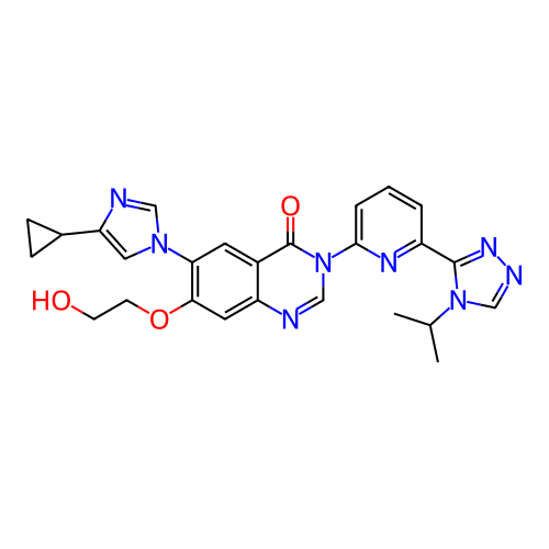 Chemical structure of BindingDB Monomer ID 464063