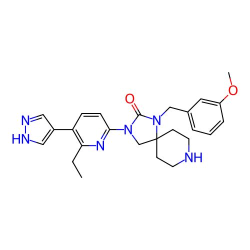 Chemical structure of BindingDB Monomer ID 464195
