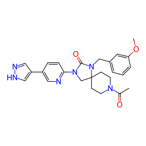 Chemical structure of BindingDB Monomer ID 464204