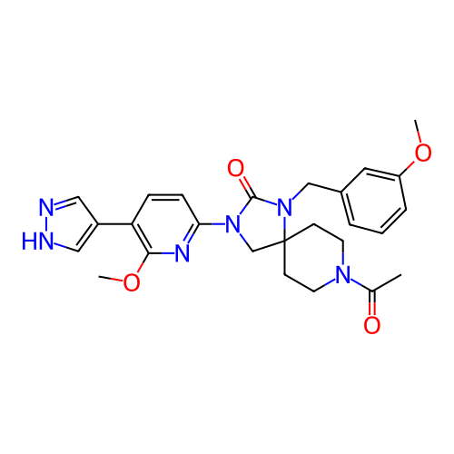 Chemical structure of BindingDB Monomer ID 464205