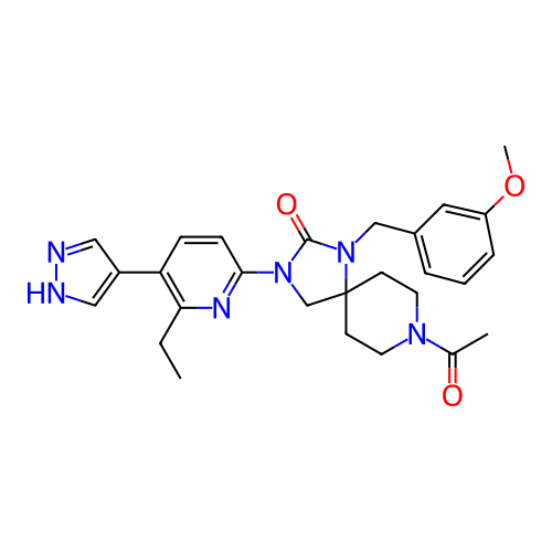 Chemical structure of BindingDB Monomer ID 464208