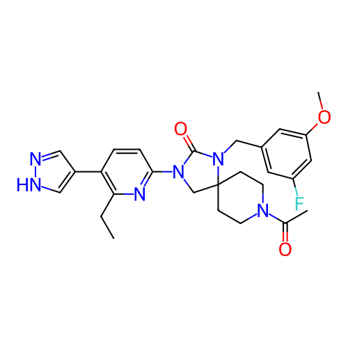 Chemical structure of BindingDB Monomer ID 464209