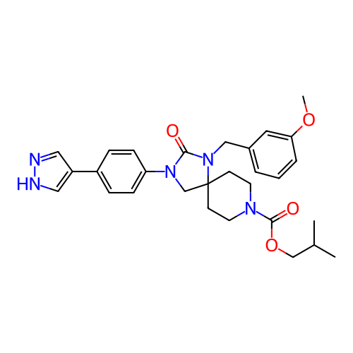 Chemical structure of BindingDB Monomer ID 464215