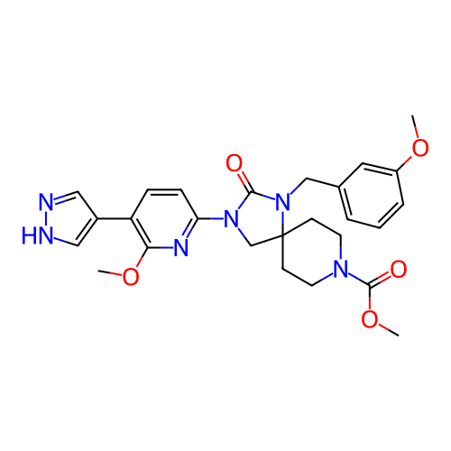 Chemical structure of BindingDB Monomer ID 464222