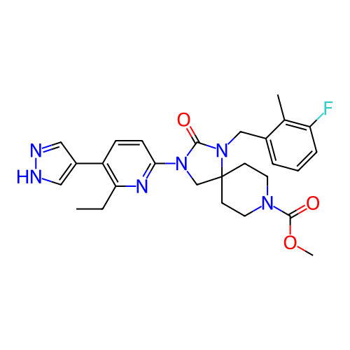 Chemical structure of BindingDB Monomer ID 464224