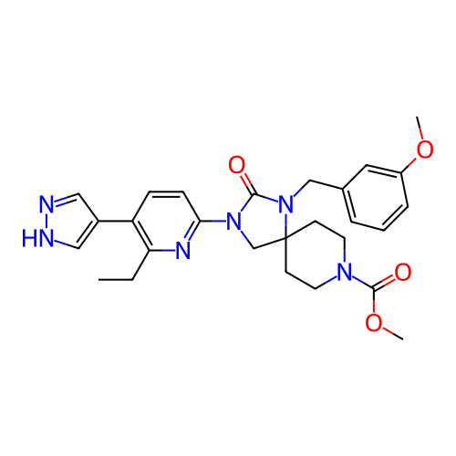 Chemical structure of BindingDB Monomer ID 464225