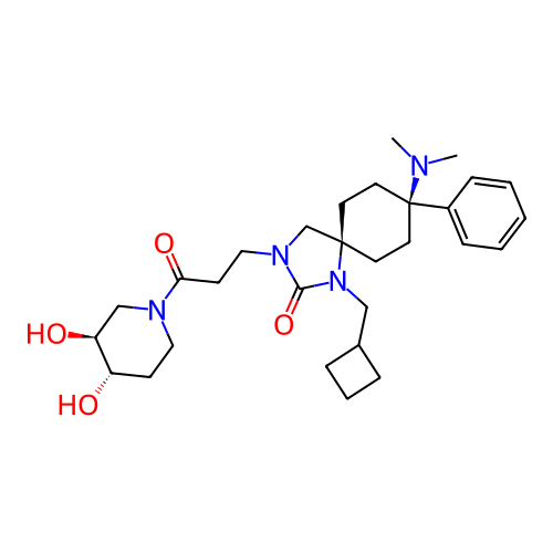 Chemical structure of BindingDB Monomer ID 464444