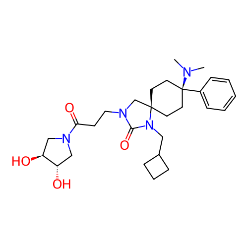 Chemical structure of BindingDB Monomer ID 464445