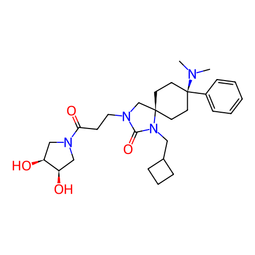Chemical structure of BindingDB Monomer ID 464446
