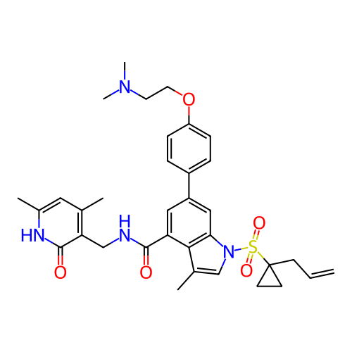 Chemical structure of BindingDB Monomer ID 464519