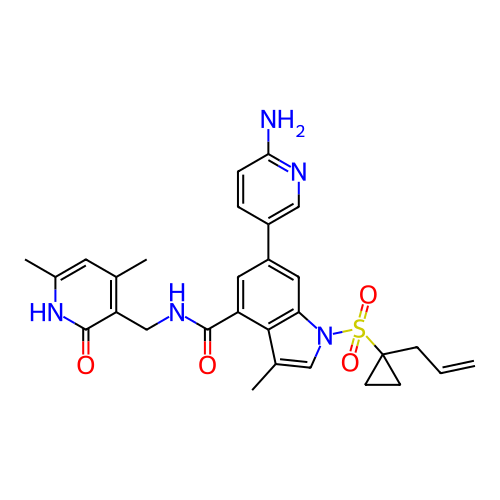 Chemical structure of BindingDB Monomer ID 464523