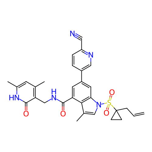 Chemical structure of BindingDB Monomer ID 464524