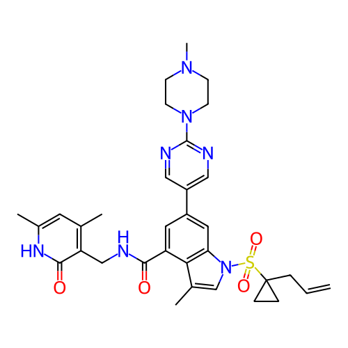 Chemical structure of BindingDB Monomer ID 464527