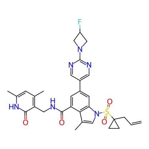 Chemical structure of BindingDB Monomer ID 464538