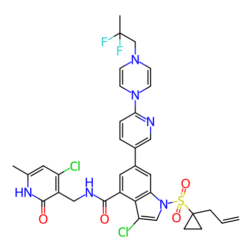 Chemical structure of BindingDB Monomer ID 464558