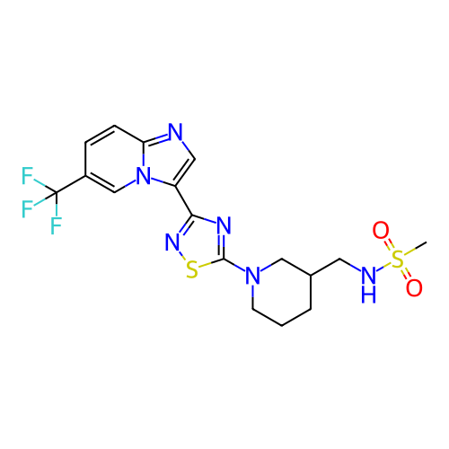 Chemical structure of BindingDB Monomer ID 464776
