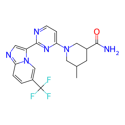 Chemical structure of BindingDB Monomer ID 464787