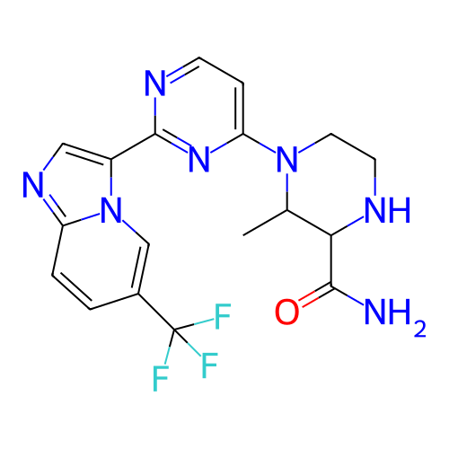 Chemical structure of BindingDB Monomer ID 464789
