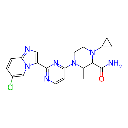 Chemical structure of BindingDB Monomer ID 464790