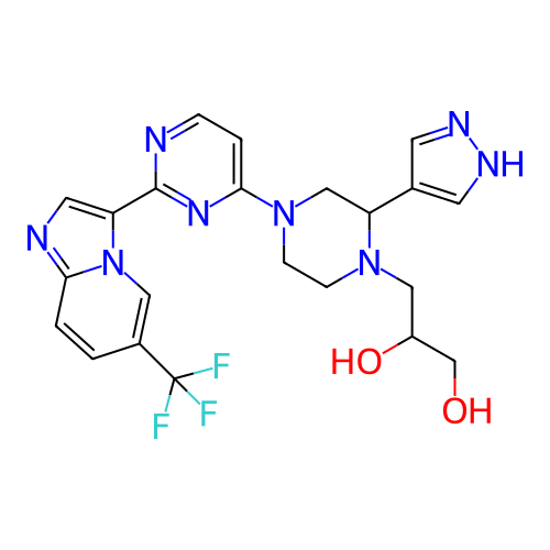 Chemical structure of BindingDB Monomer ID 465019