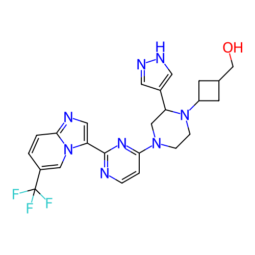 Chemical structure of BindingDB Monomer ID 465055