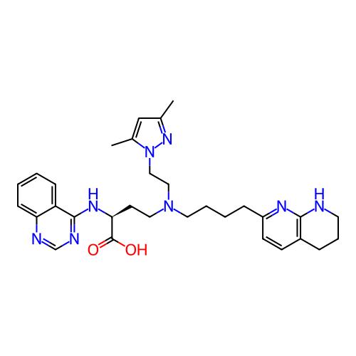 Chemical structure of BindingDB Monomer ID 465256