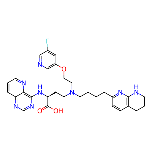 Chemical structure of BindingDB Monomer ID 465271