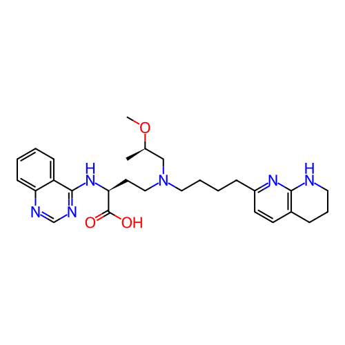 Chemical structure of BindingDB Monomer ID 465273