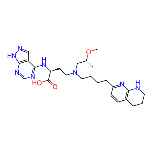 Chemical structure of BindingDB Monomer ID 465282