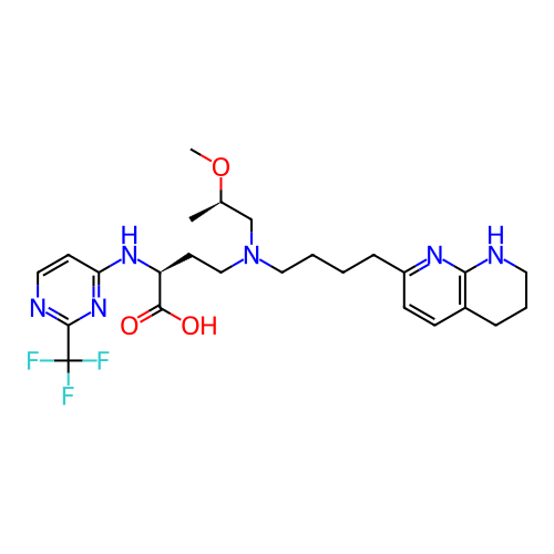 Chemical structure of BindingDB Monomer ID 465283