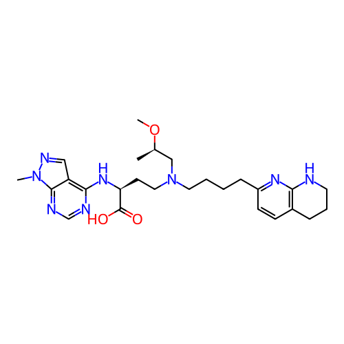 Chemical structure of BindingDB Monomer ID 465285